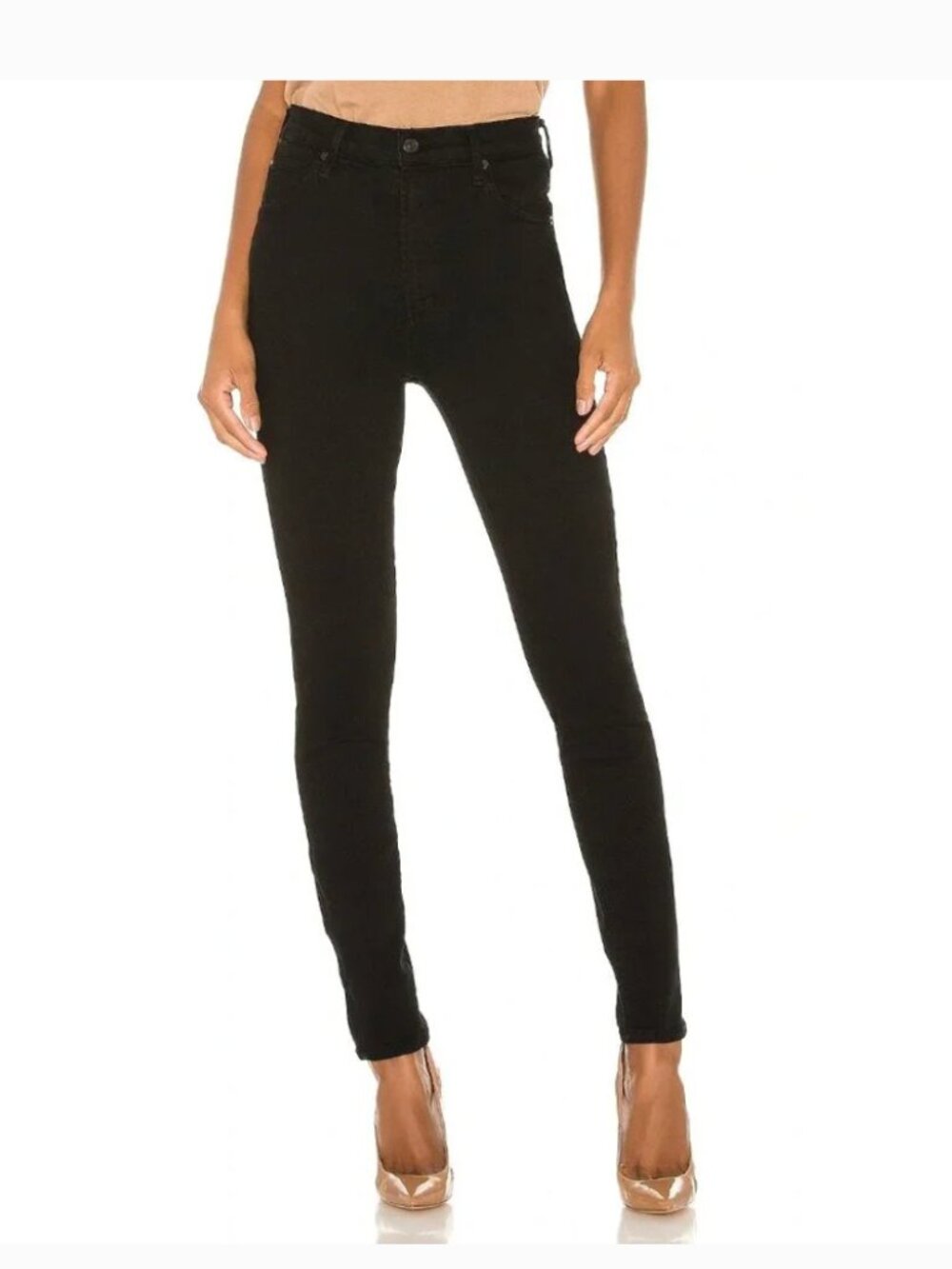 Citizens Of Humanity Black High-Rise Jeans- size 27
